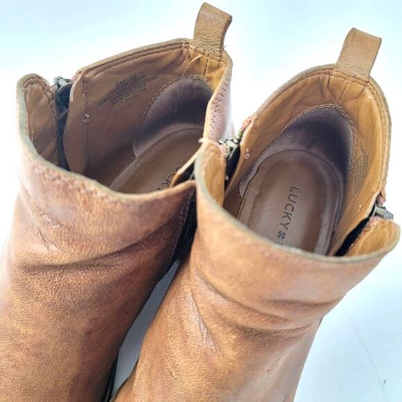 Lucky Brand Basel Bootie - Toffee - 8 - Picture 9 of 11